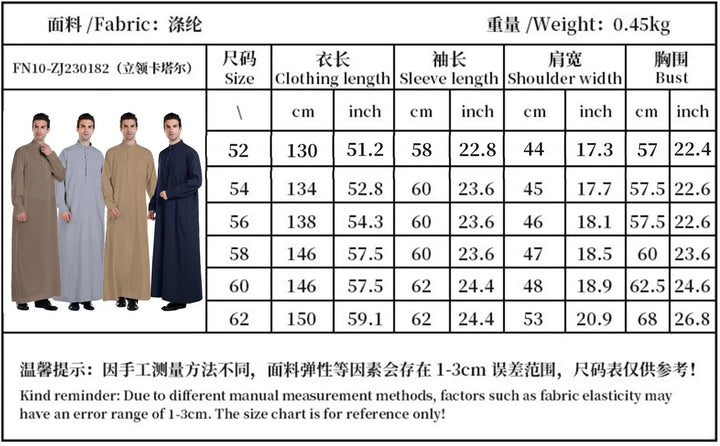 Muslim Men Dishdasha