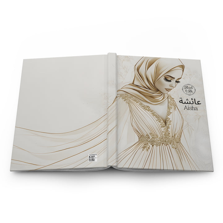 Personalized Muslim Wedding Journal| Personalised Arabic Name| Bridesmaid Gift| Maid of Honor Gift| Islamic Gift| Bride to Be Notebook