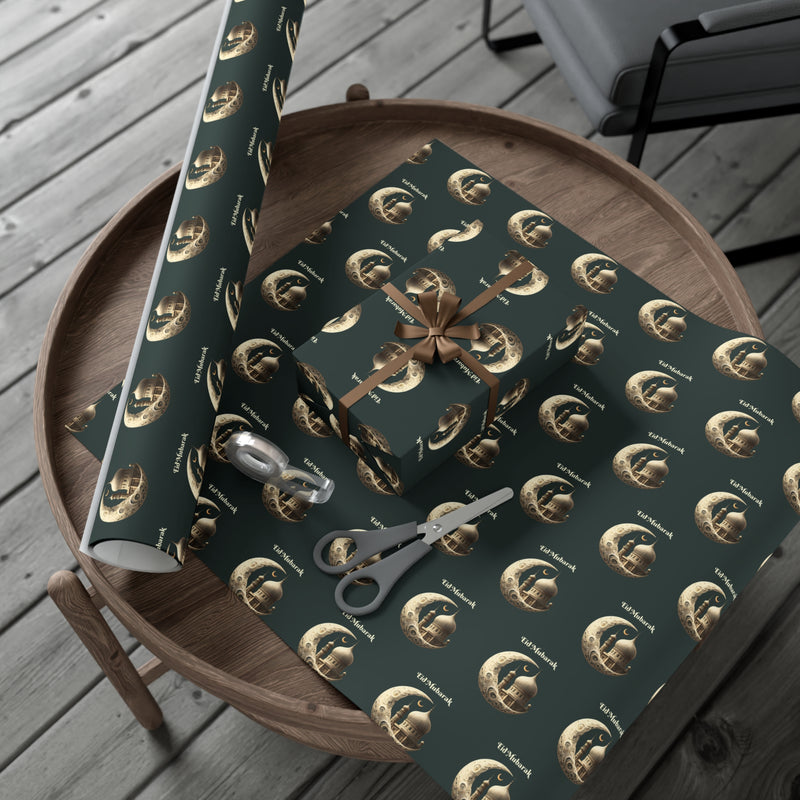 Gift Wrap Papers, Eid Mubarak Wrapping Paper, Islamic Holiday Gift Wrap, Festive Present Wrap, Decorative Gift Wrap, Celebration Wrapping