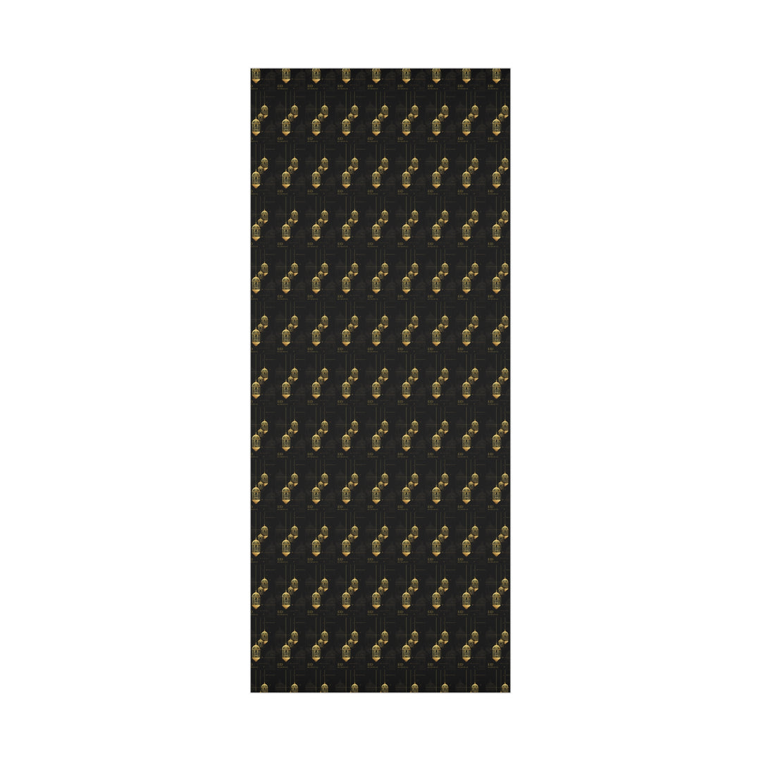 Gift Wrap Paper, Eid Mubarak Islamic Holiday Celebration Present Packaging, Wrapping Sheets, Muslim Festive Gift Wrap, Religious Occasion