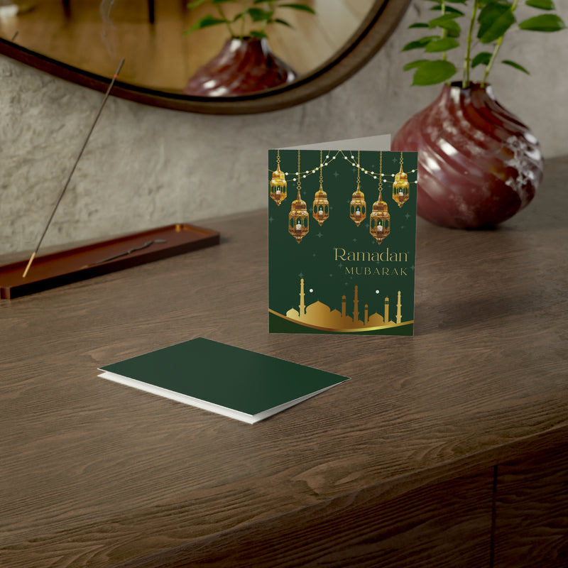 Islamic Greeting Cards (10, 30, and 50pcs), Ramadan Mubarak Wishes, Gift for Him or Her, Islamic Gift, Islamic Celebration Card