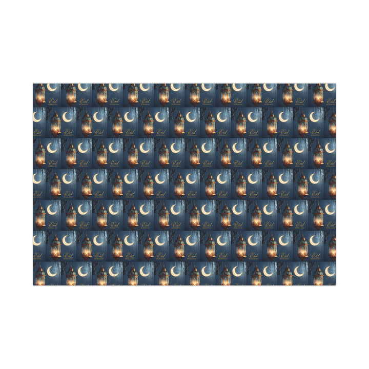 Gift Wrap Papers - Eid Mubarak Wrapping Paper, Islamic Holiday Gift Wrap, Ramadan Celebration Supplies, Festive Gift Packaging, Muslim