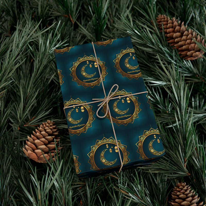 Gift Wrap Papers - Ramadan Kareem Wrapping Paper, Islamic Holiday Gift Wrap, Ramadan Celebration Supplies, Festive Gift Packaging, Muslim