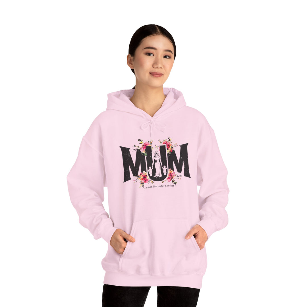 Muslim Mum Hoodie, Jannah Lies Under Her Feet Sweatshirt, Mother's Day Gift, Birthday Gift for Mom, Islamic Mom, Gift for Her