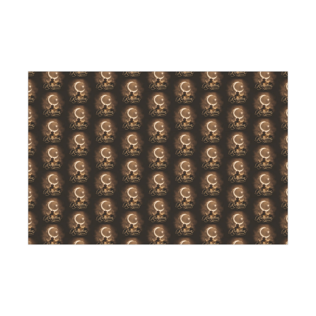 Gift Wrap Papers - Ramadan Kareem Wrapping Paper, Islamic Holiday Gift Wrap, Ramadan Celebration Supplies, Festive Gift Packaging, Muslim