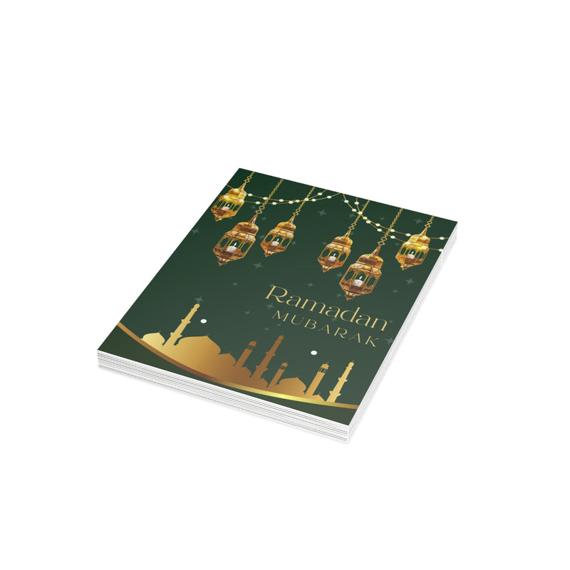 Islamic Greeting Cards (10, 30, and 50pcs), Ramadan Mubarak Wishes, Gift for Him or Her, Islamic Gift, Islamic Celebration Card