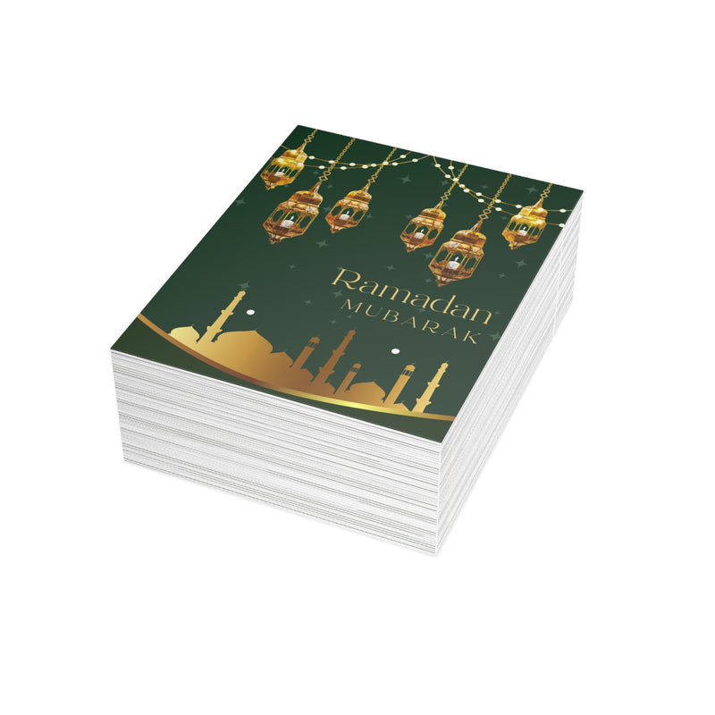 Islamic Greeting Cards (10, 30, and 50pcs), Ramadan Mubarak Wishes, Gift for Him or Her, Islamic Gift, Islamic Celebration Card