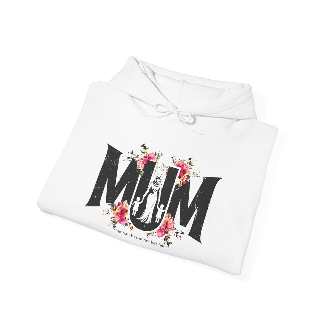 Muslim Mum Hoodie, Jannah Lies Under Her Feet Sweatshirt, Mother's Day Gift, Birthday Gift for Mom, Islamic Mom, Gift for Her