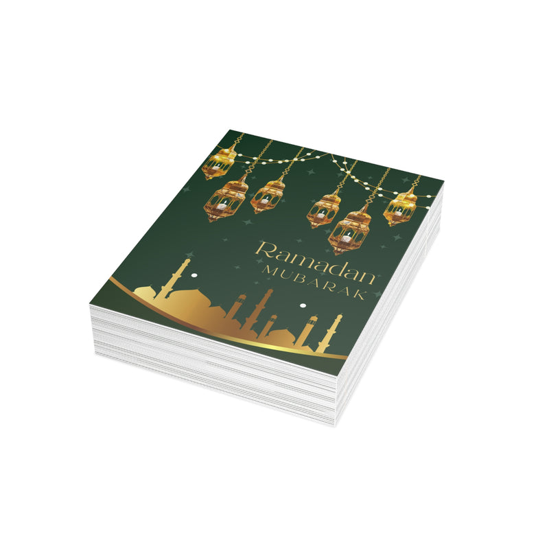 Islamic Greeting Cards (10, 30, and 50pcs), Ramadan Mubarak Wishes, Gift for Him or Her, Islamic Gift, Islamic Celebration Card