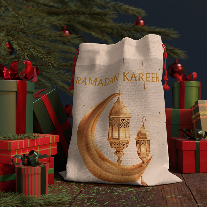 Gift Bag, Ramadan Kareem Favor Bag, Islamic Eid Al-Fitr Present, Eid Mubarak Party Goodie Bag, Religious Holiday