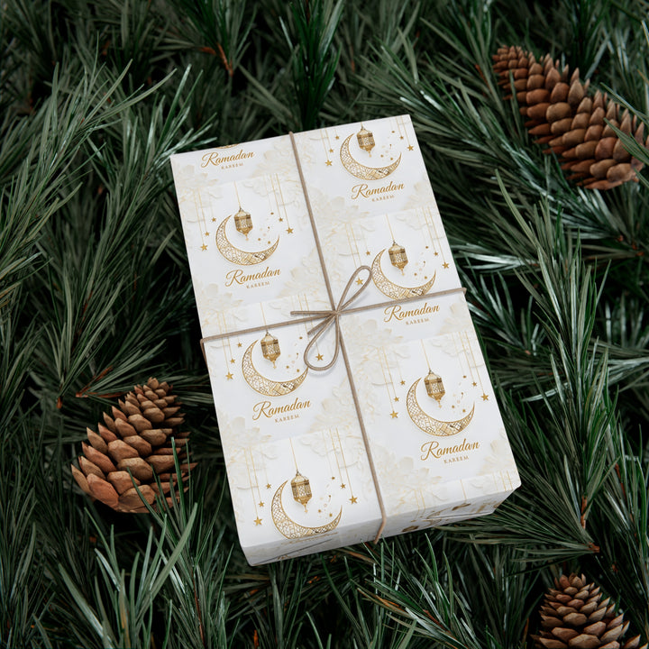 Gift Wrap Papers - Ramadan Kareem Wrapping Paper, Islamic Holiday Gift Wrap, Ramadan Celebration Supplies, Festive Gift Packaging, Muslim