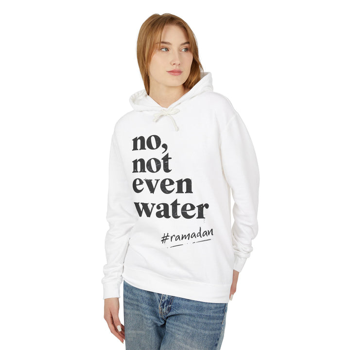 Ramadan Unisex Hoodie, Lightweight, Fasting Rules, Islamic Gift, No Water Allowed Ramadan Sweatshirt, Muslim Apparel, Gift for Him