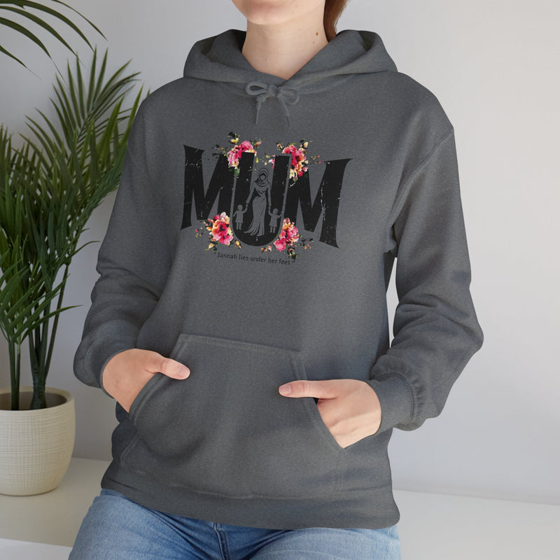 Muslim Mum Hoodie, Jannah Lies Under Her Feet Sweatshirt, Mother's Day Gift, Birthday Gift for Mom, Islamic Mom, Gift for Her