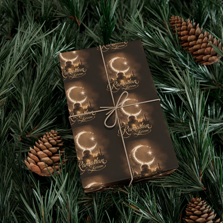 Gift Wrap Papers - Ramadan Kareem Wrapping Paper, Islamic Holiday Gift Wrap, Ramadan Celebration Supplies, Festive Gift Packaging, Muslim