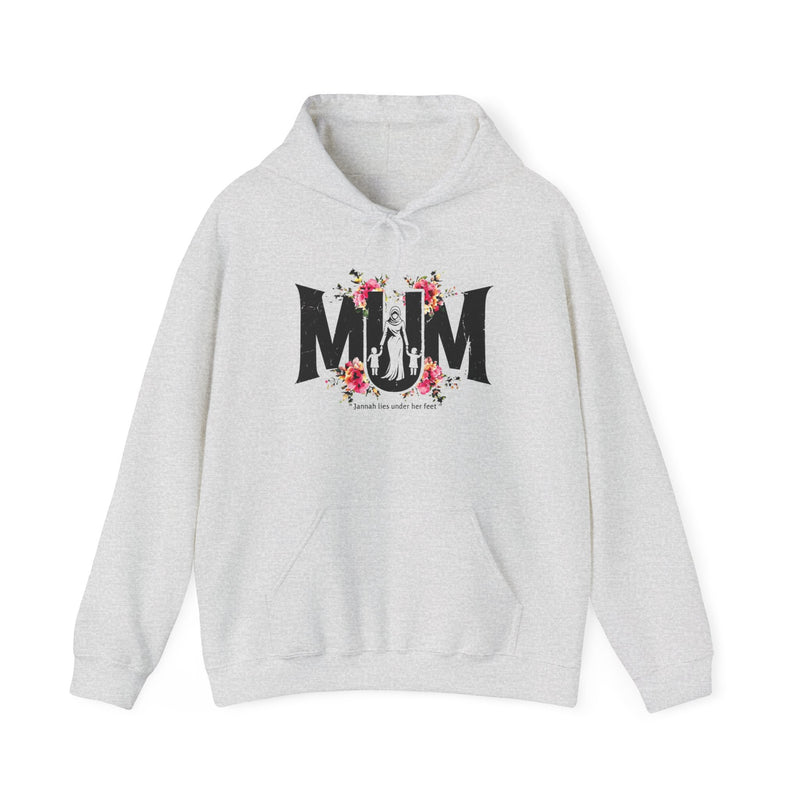 Muslim Mum Hoodie, Jannah Lies Under Her Feet Sweatshirt, Mother's Day Gift, Birthday Gift for Mom, Islamic Mom, Gift for Her