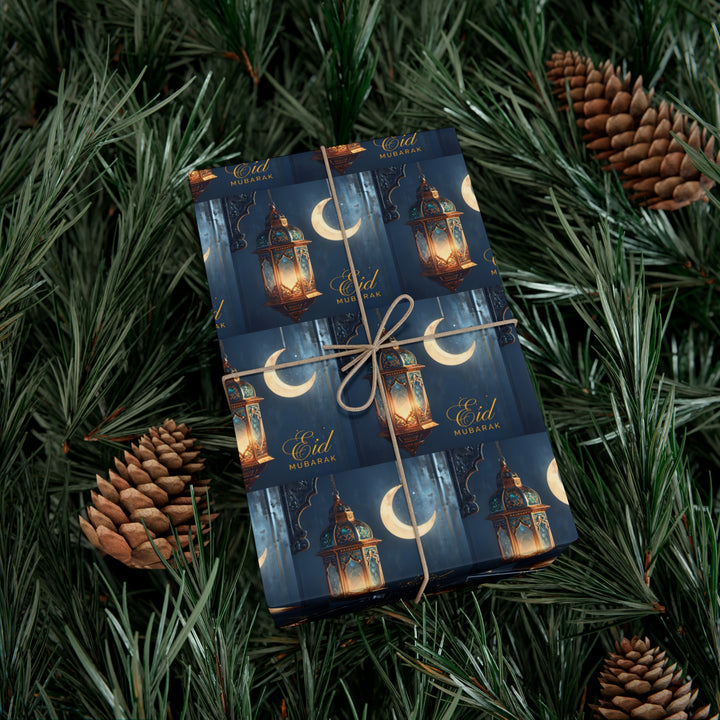Gift Wrap Papers - Eid Mubarak Wrapping Paper, Islamic Holiday Gift Wrap, Ramadan Celebration Supplies, Festive Gift Packaging, Muslim