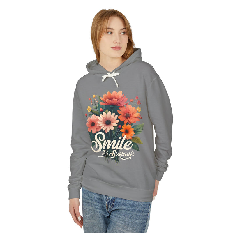 Islamic Lightweight Hooded Sweatshirt, Sunnah Unisex Hoodie, Smile Reminder, Islamic Sweatshirt, Modest Islamic Apparel, Islamic Gift