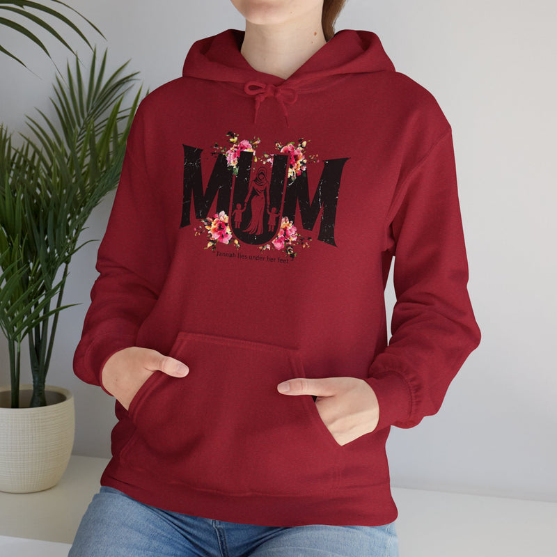 Muslim Mum Hoodie, Jannah Lies Under Her Feet Sweatshirt, Mother's Day Gift, Birthday Gift for Mom, Islamic Mom, Gift for Her