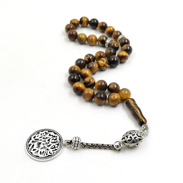 Natural Tiger eye stone tasbih