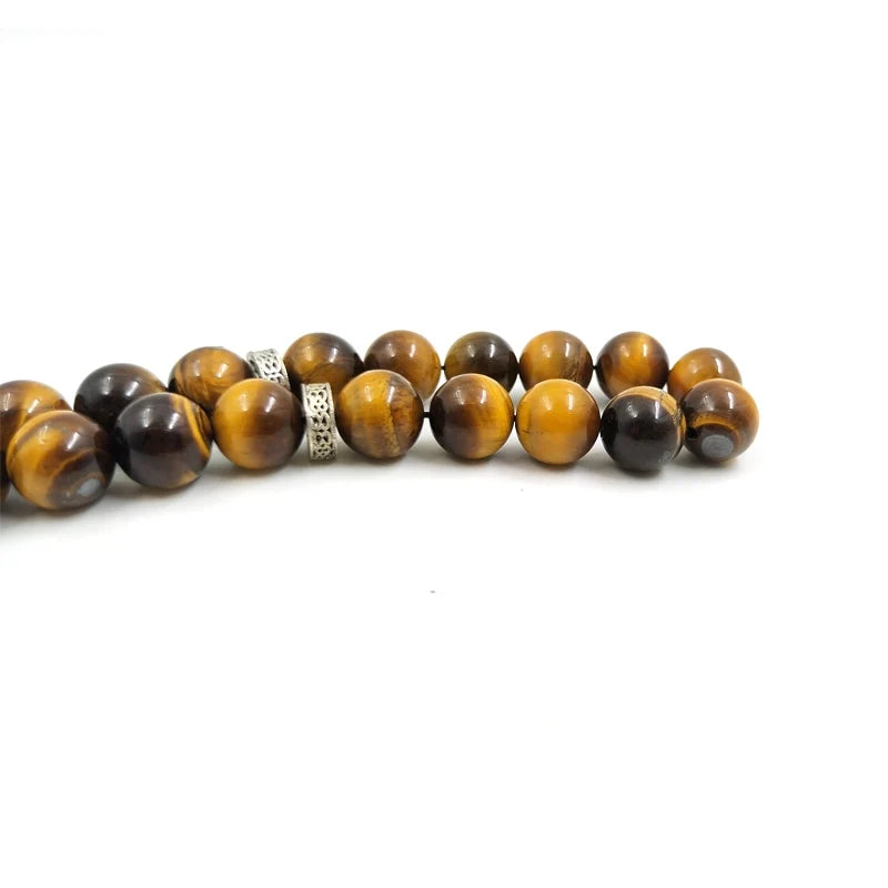 Natural Tiger eye stone tasbih