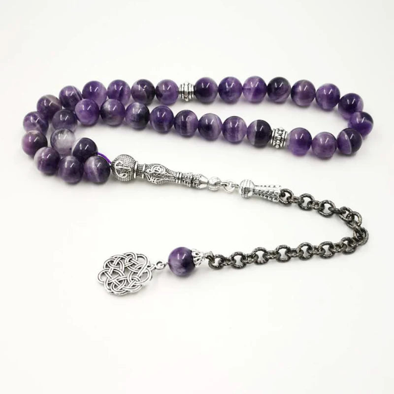 Natural Amethysts Tasbih