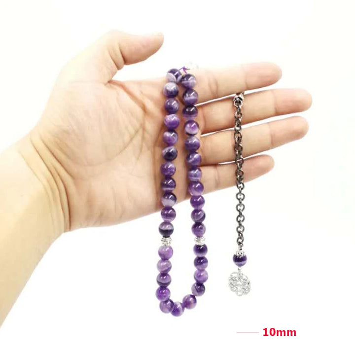 Natural Amethysts Tasbih