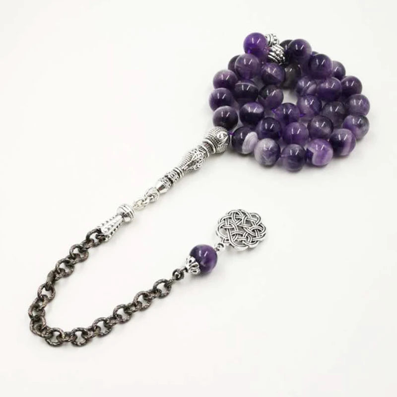 Natural Amethysts Tasbih