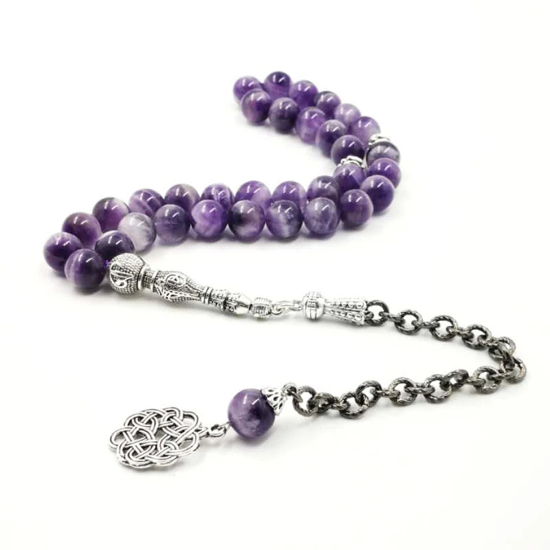 Natural Amethysts Tasbih