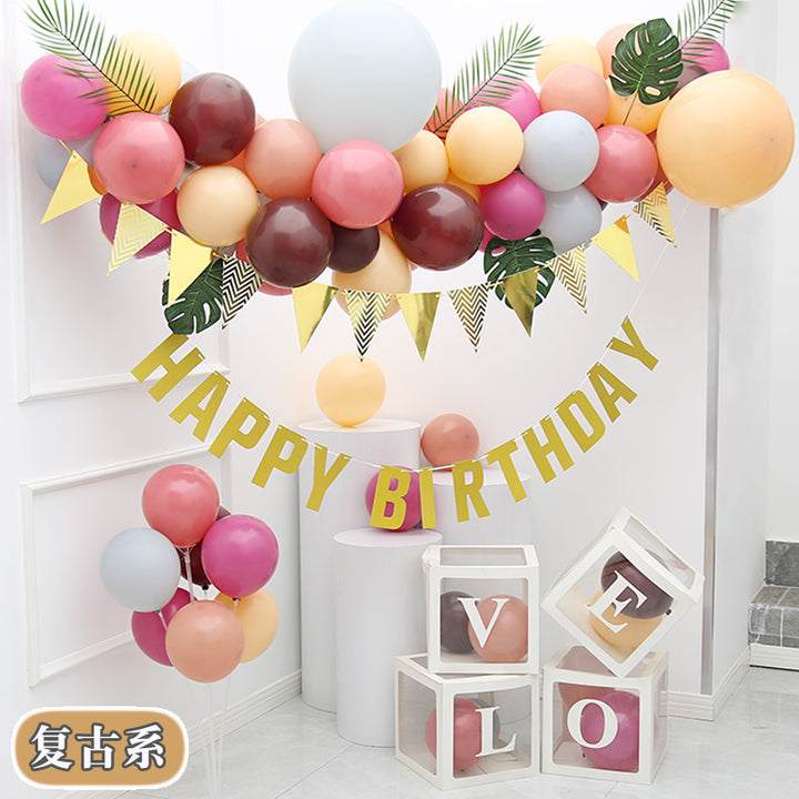 Wall Balloon Baby Full-Year Background Decorations