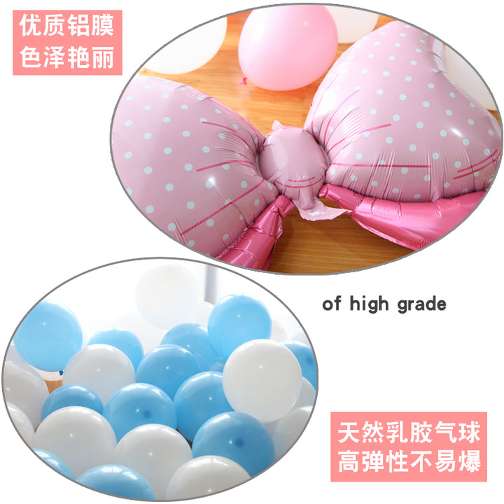 Wall Balloon Baby Full-Year Background Decorations