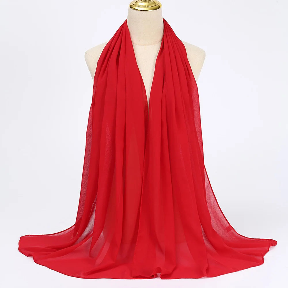 Muslim Chiffon Hijab Scarf for Women