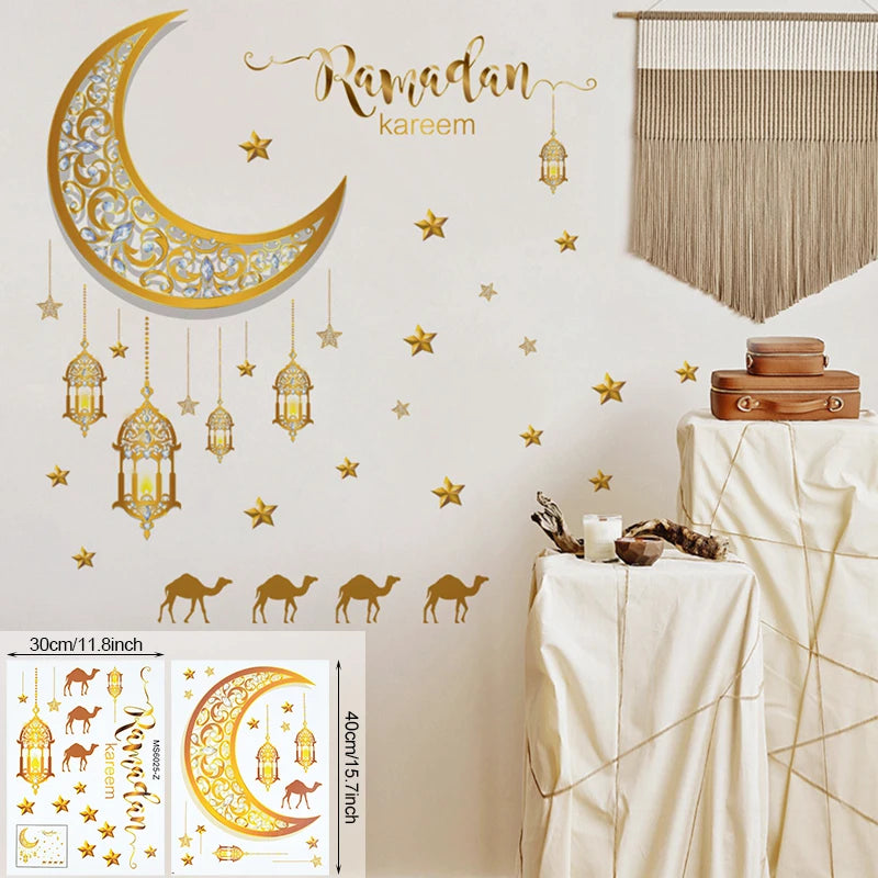 Muslim Islamic Window Sticker Decorations for Home