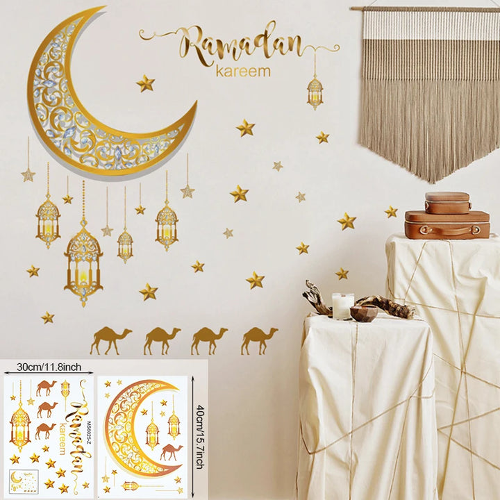 Muslim Islamic Window Sticker Decorations for Home