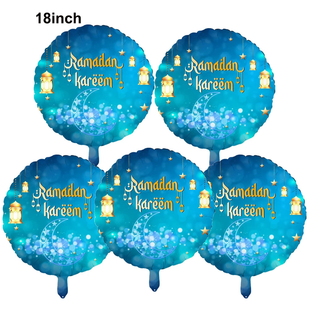 Eid Mubarak Letter Balloons