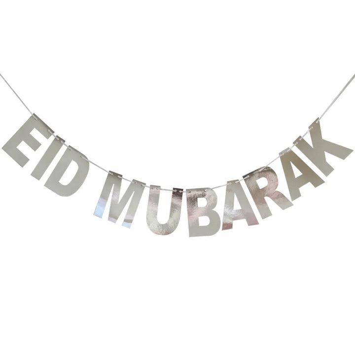 EID Mubarak Star Moon Hanging Banner