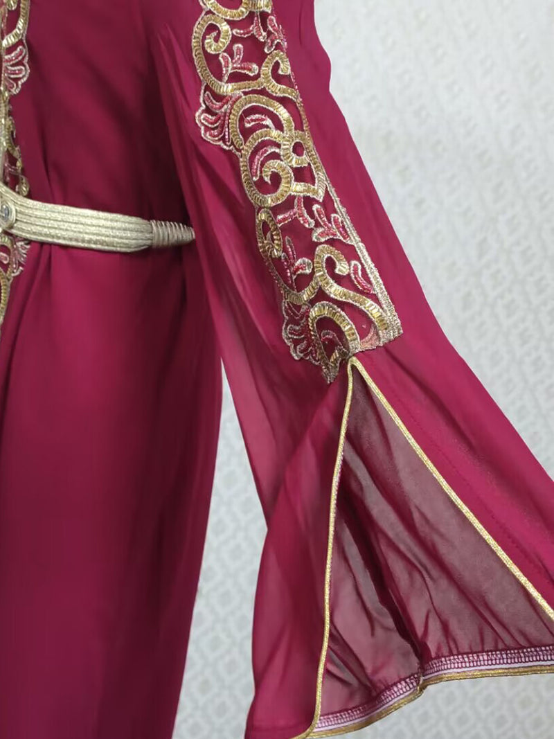 Muslim Embroidery Abaya for Woman