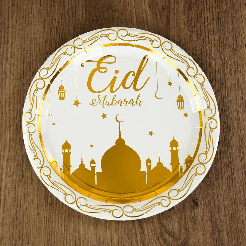 Eid Mubarak Disposable Tableware