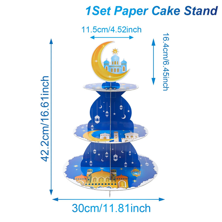Eid Mubarak Cake Stand Holder