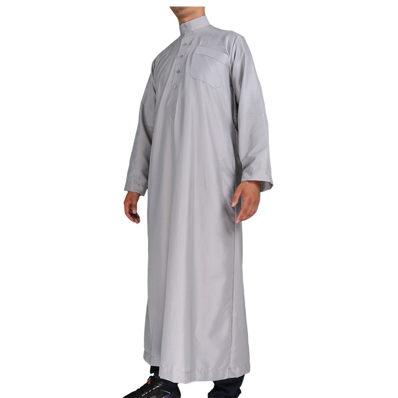 Grey Color Long Thobe