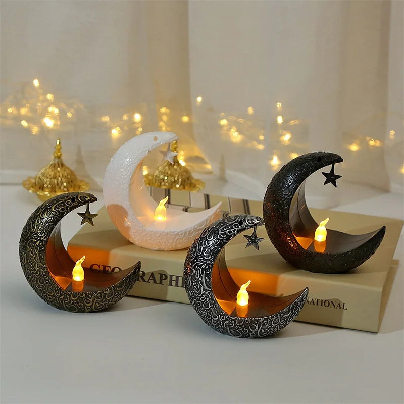 Starry Moon Candlesticks