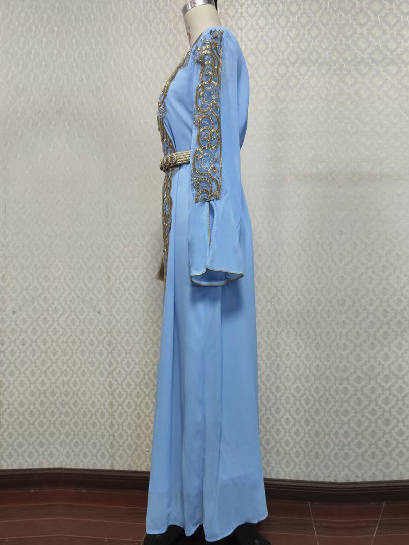 Muslim Embroidery Abaya for Woman