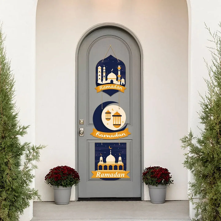 Eid Mubarak Door Hanging Flag