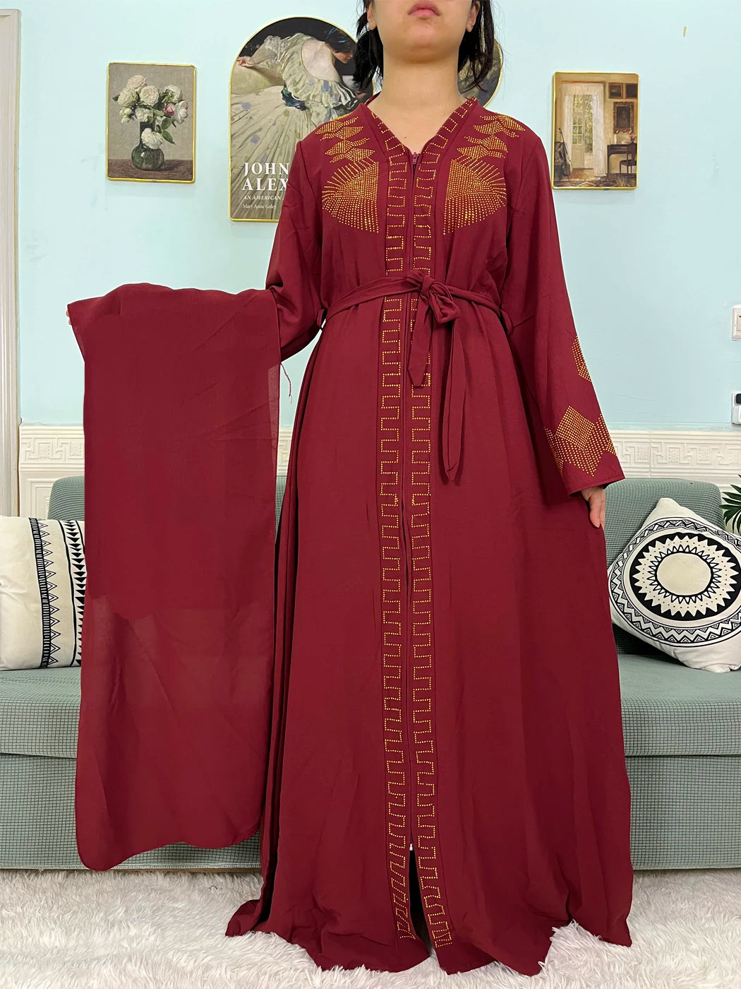 Muslim Chiffon Abayas For Women