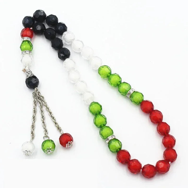 Glass Tassel Muslim Tasbeeh