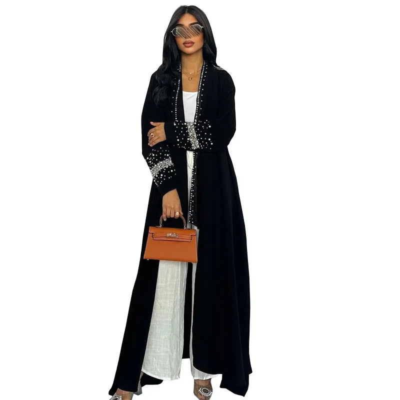 Muslim Women's Large Size Abaya with Scarf