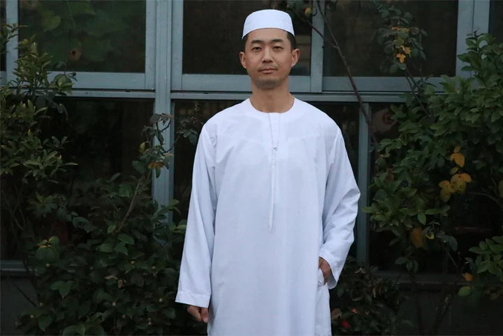 Muslim Men White Jubba Thobe