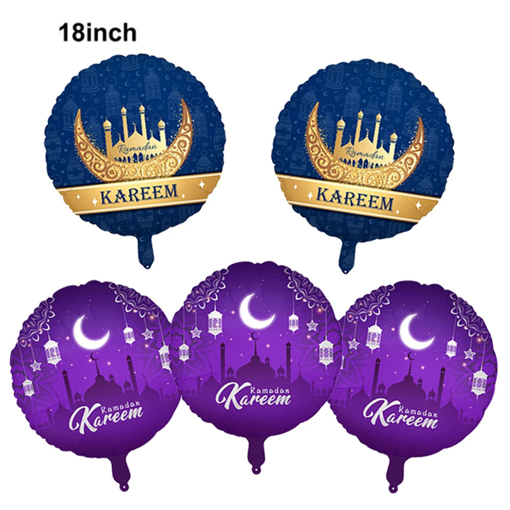 Eid Mubarak Letter Balloons