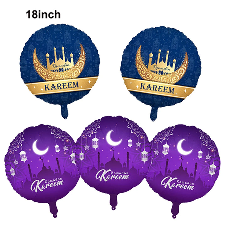 Eid Mubarak Letter Balloons