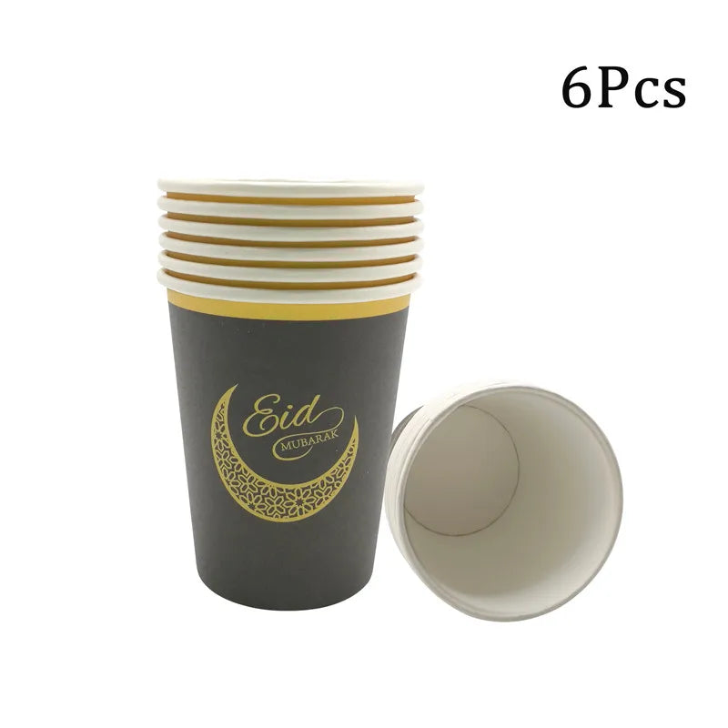 Eid Mubarak Disposable Tableware