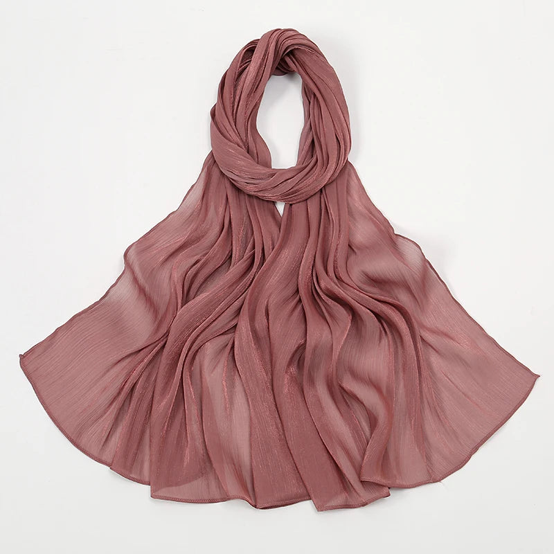 New Premium Silk Crinkle Hijab